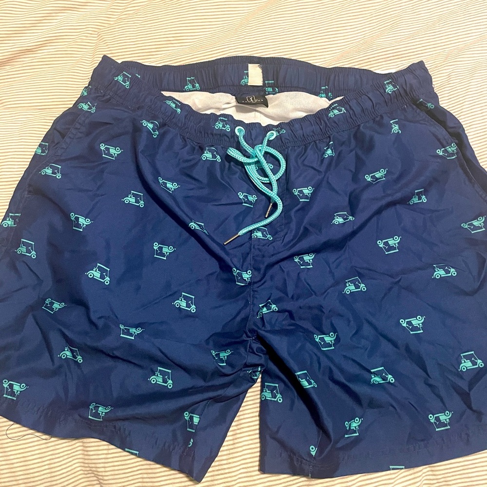 PGA Tour Golf Cart Swimming Trunks.